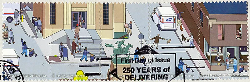 250 Years of Delivering stamps 2025 part 1