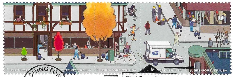 250 Years of Delivering stamps 2025 part 3