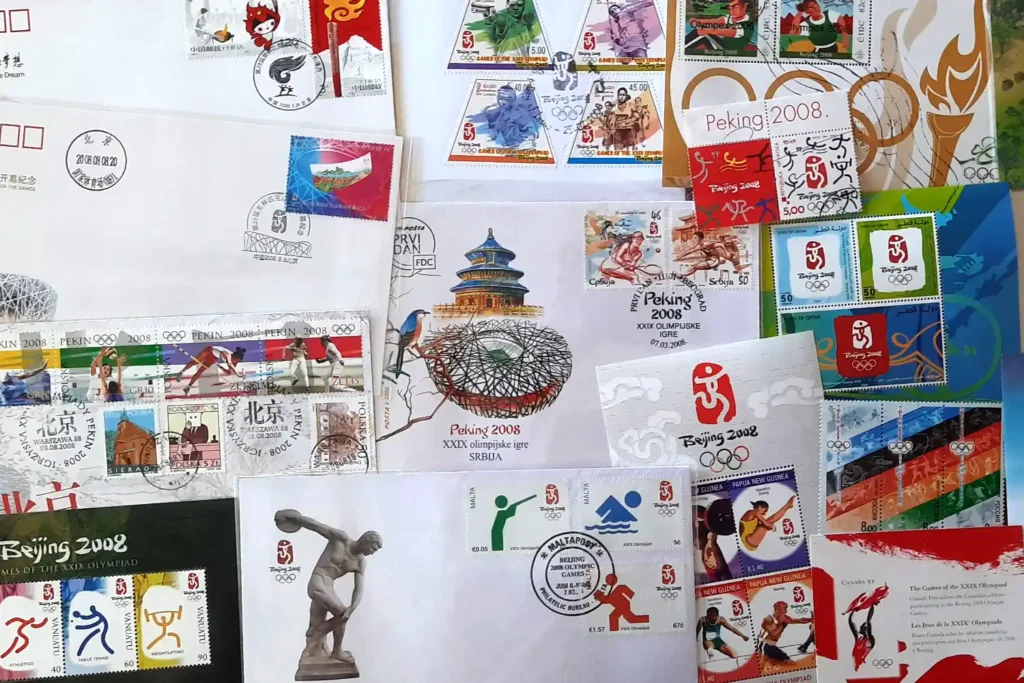 Olympic stamps collection