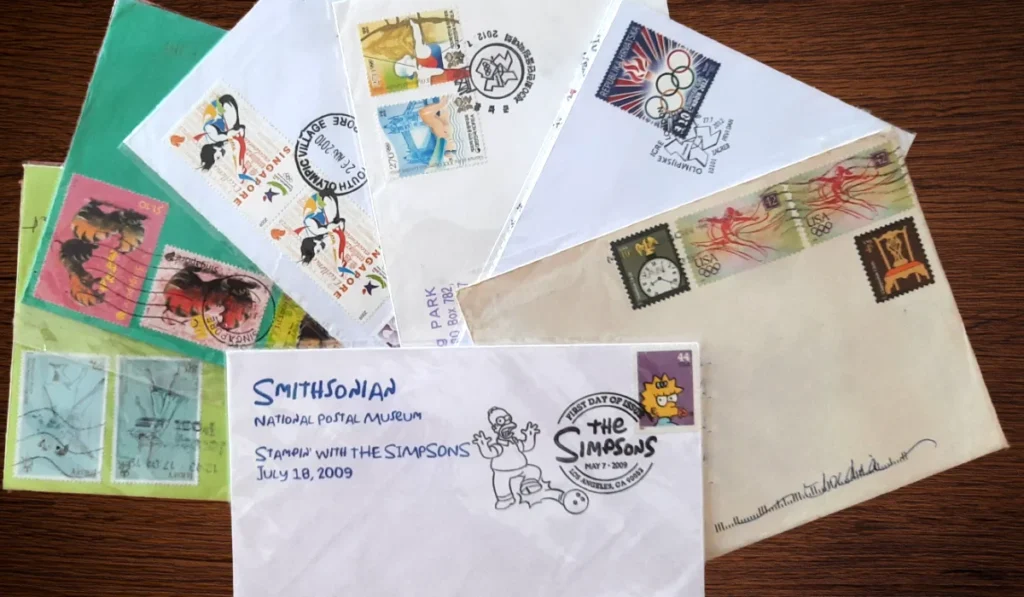 Olympics stamp collection