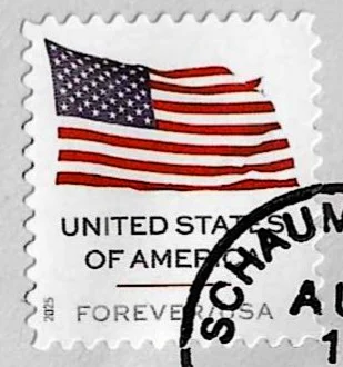 US Flag stamp 2025