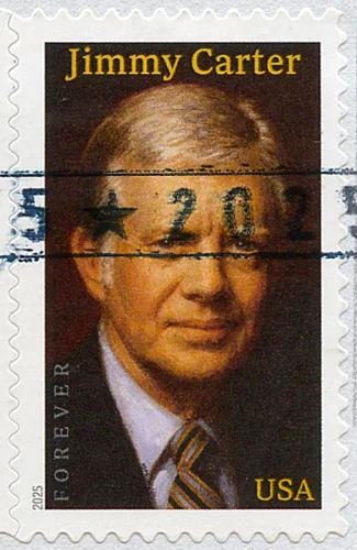 US Jimmy Carter stamp 2025 - 39th President of the United States