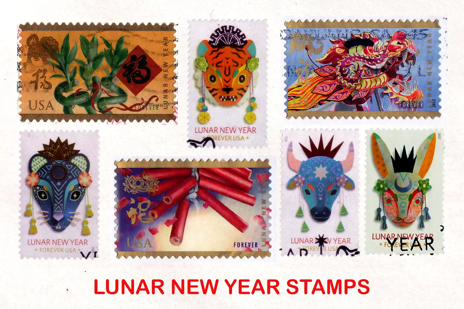 USPS Lunar New Year stamp series