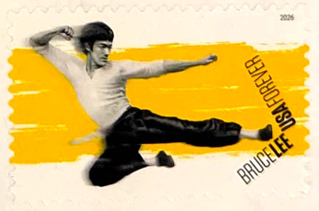 US stamp 2026 Bruce Lee