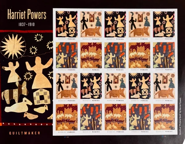 Harriet Powers pane of 20 forever stamps