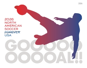 North American Soccer stamp 2026