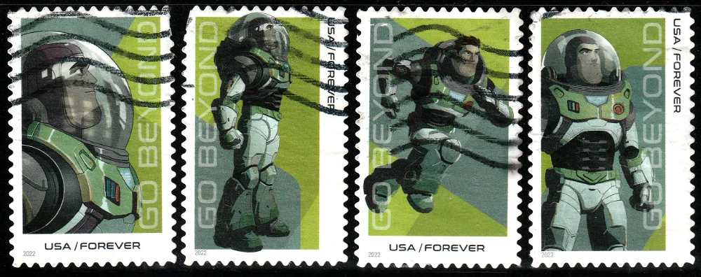 Go Beyond Space Ranger Buzz Lightyear stamp 2022