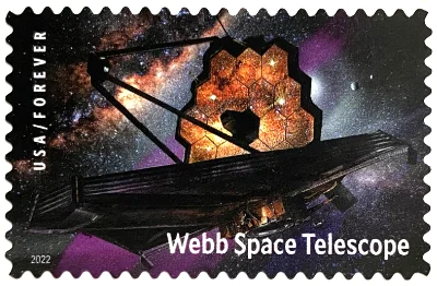 James Webb Space Telescope stamp 2022