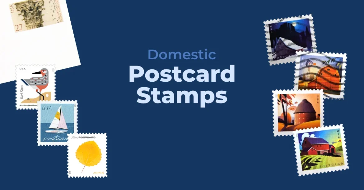 Domestic postcard stamps