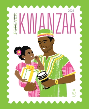 Kwanzaa 2026 stamp