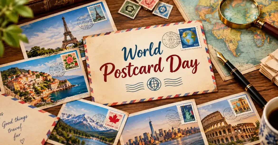 World postcard day